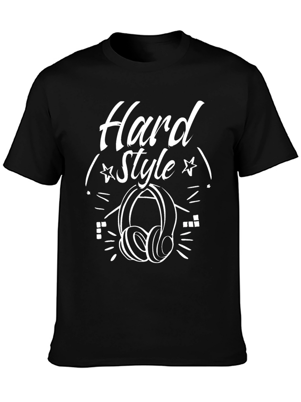 Hardstyle Headphones Graphic Tee - Black