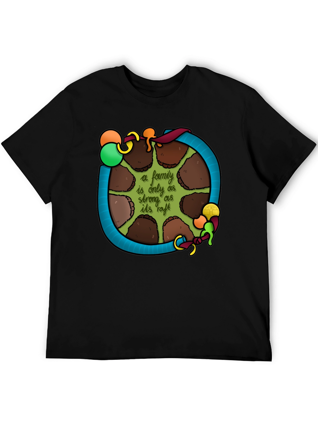 Family Raft T-Shirt: Strength in Unity