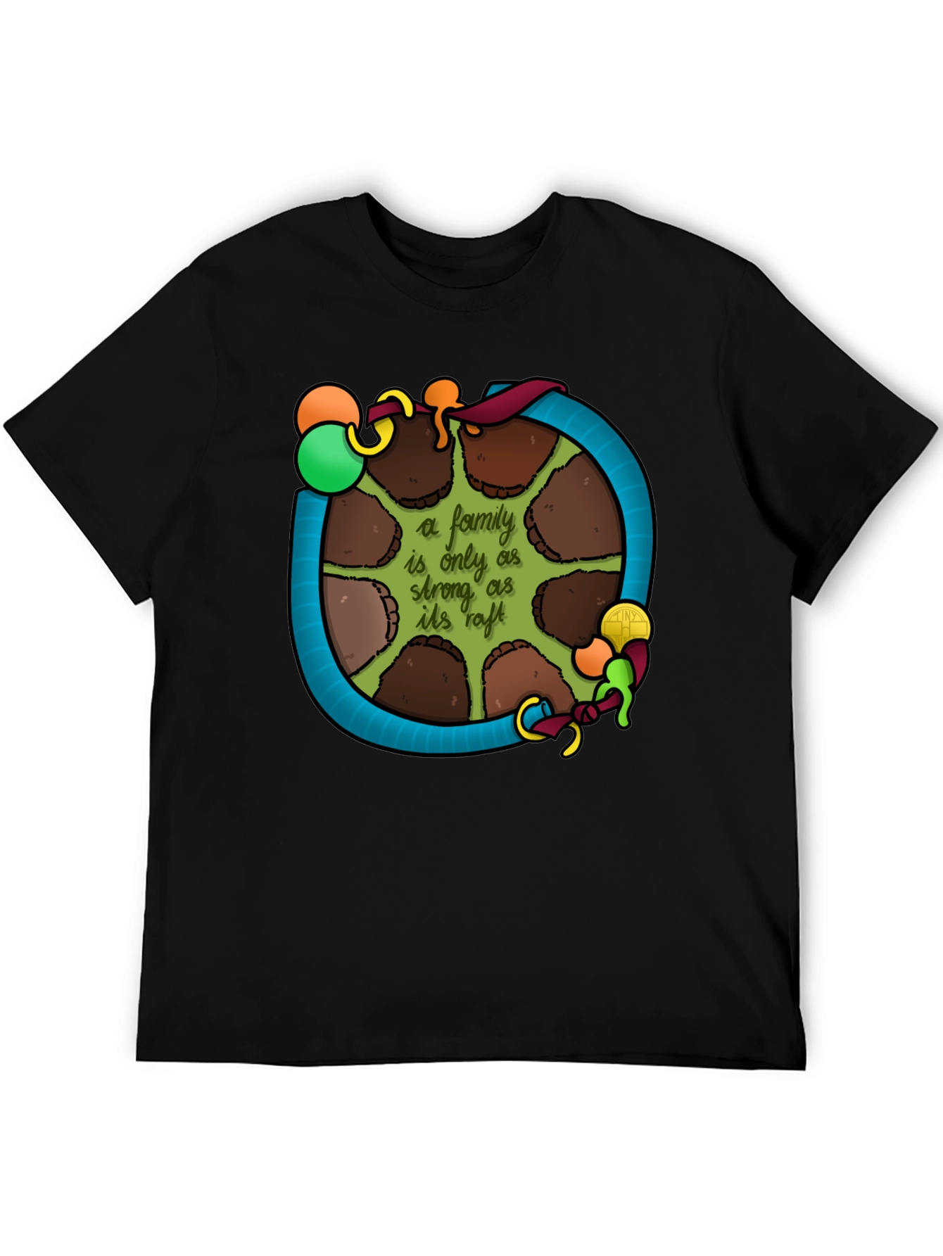 Family Raft T-Shirt: Strength in Unity