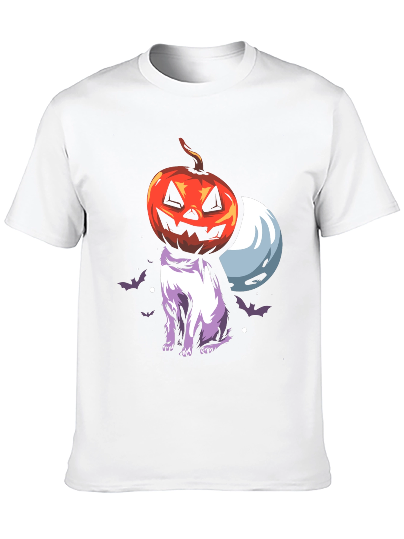 Halloween Pumpkin Cat T-Shirt - Spooky Season Tee
