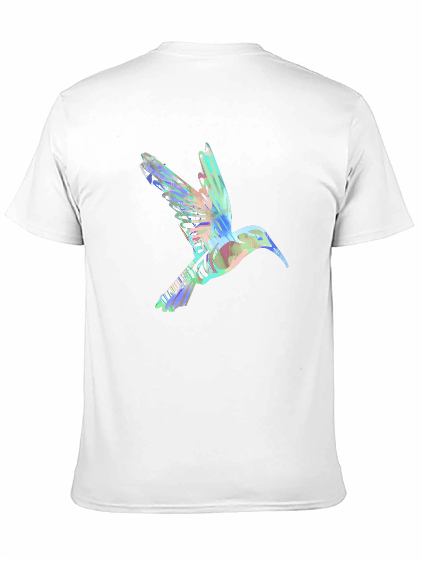 Hummingbird Graphic Tee - Artistic Black T-Shirt
