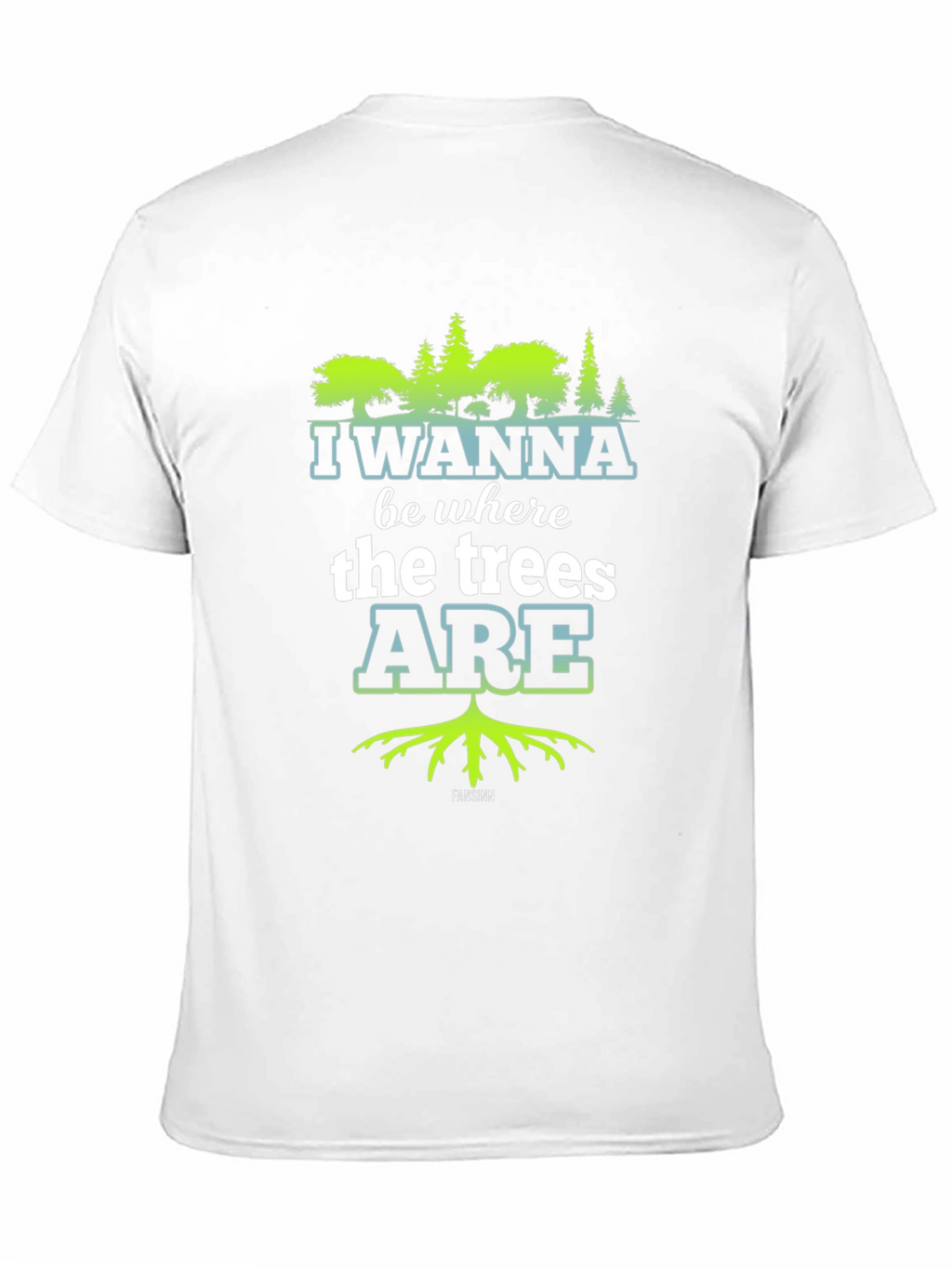 I Wanna Be Where the Trees Are Black Tee