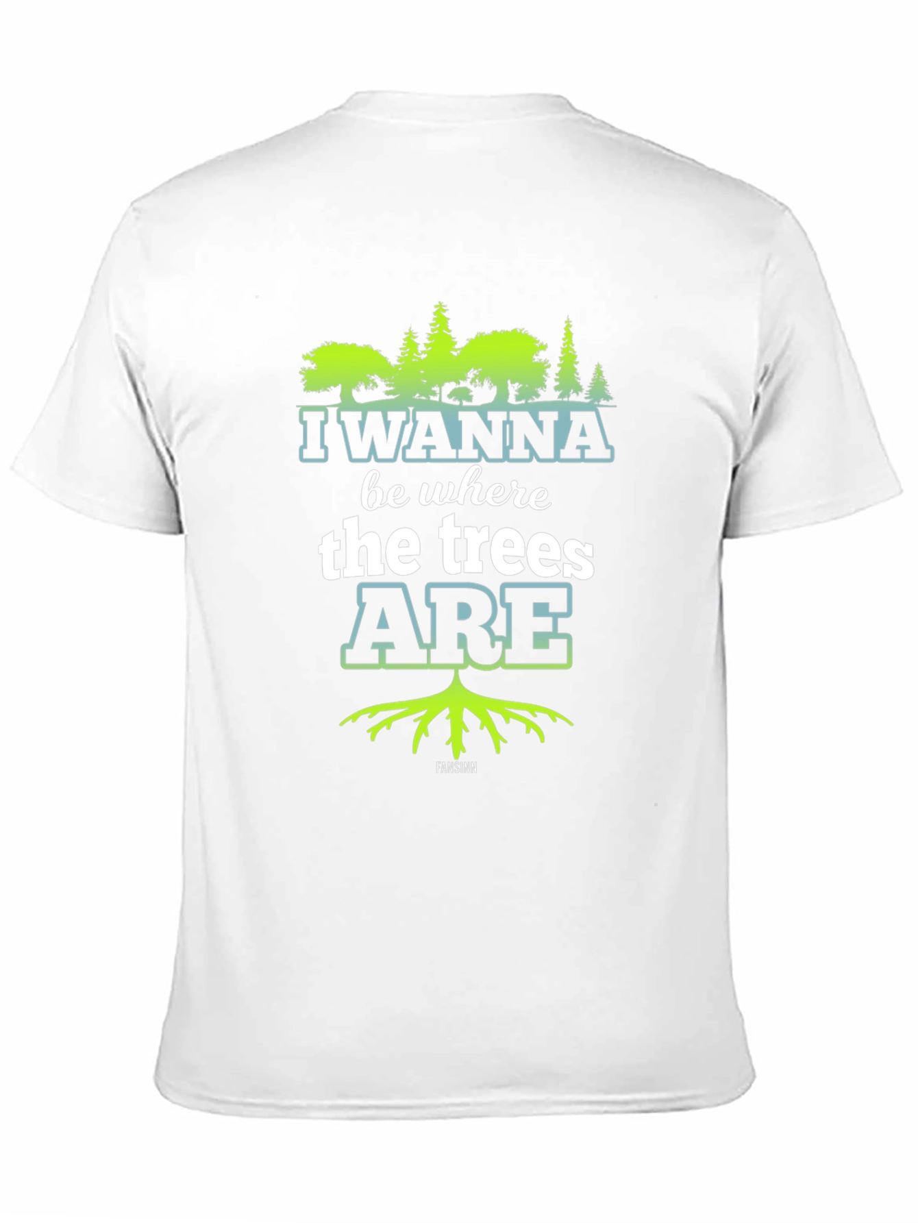 I Wanna Be Where the Trees Are Black Tee