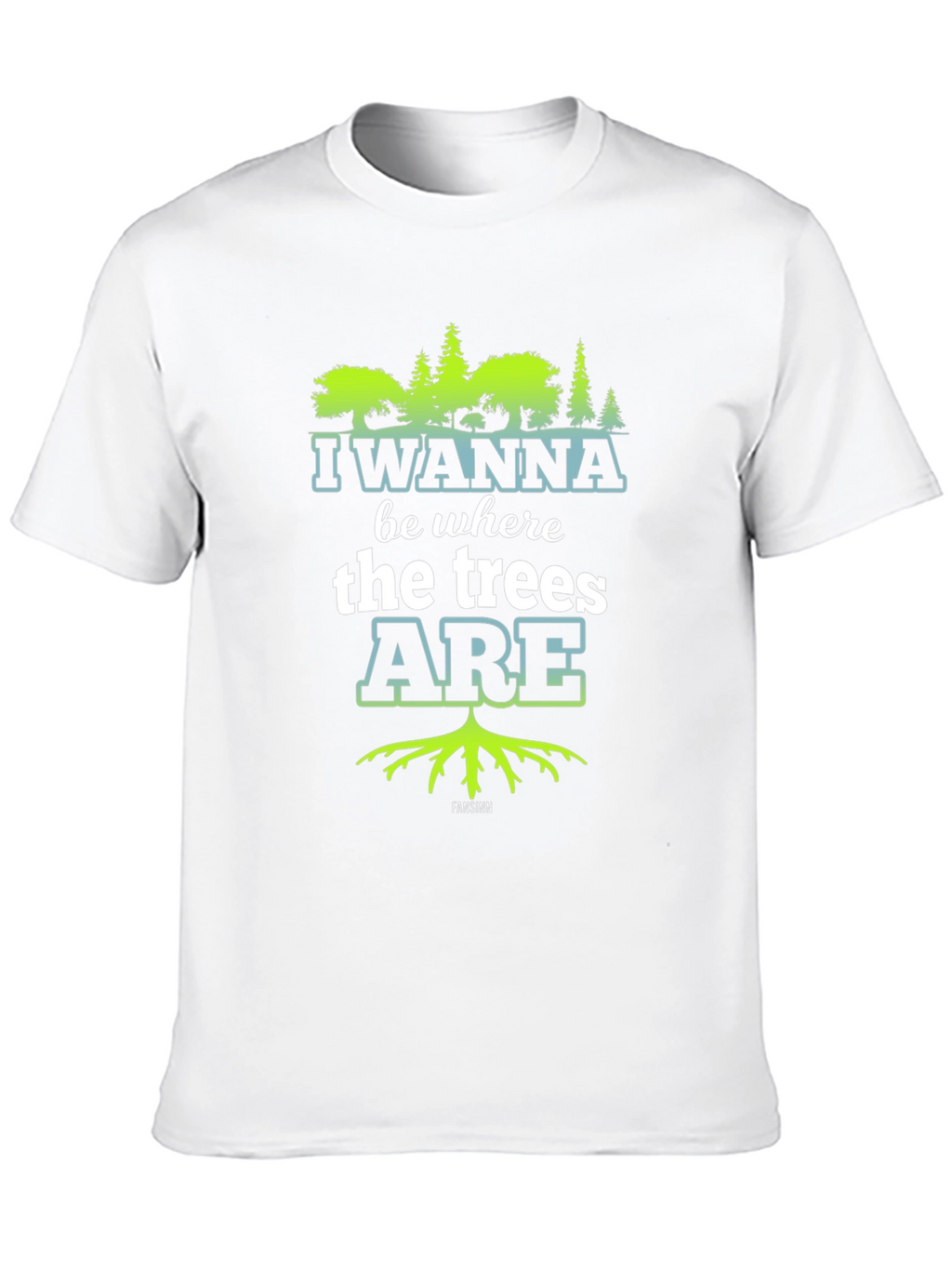 I Wanna Be Where the Trees Are Black Tee