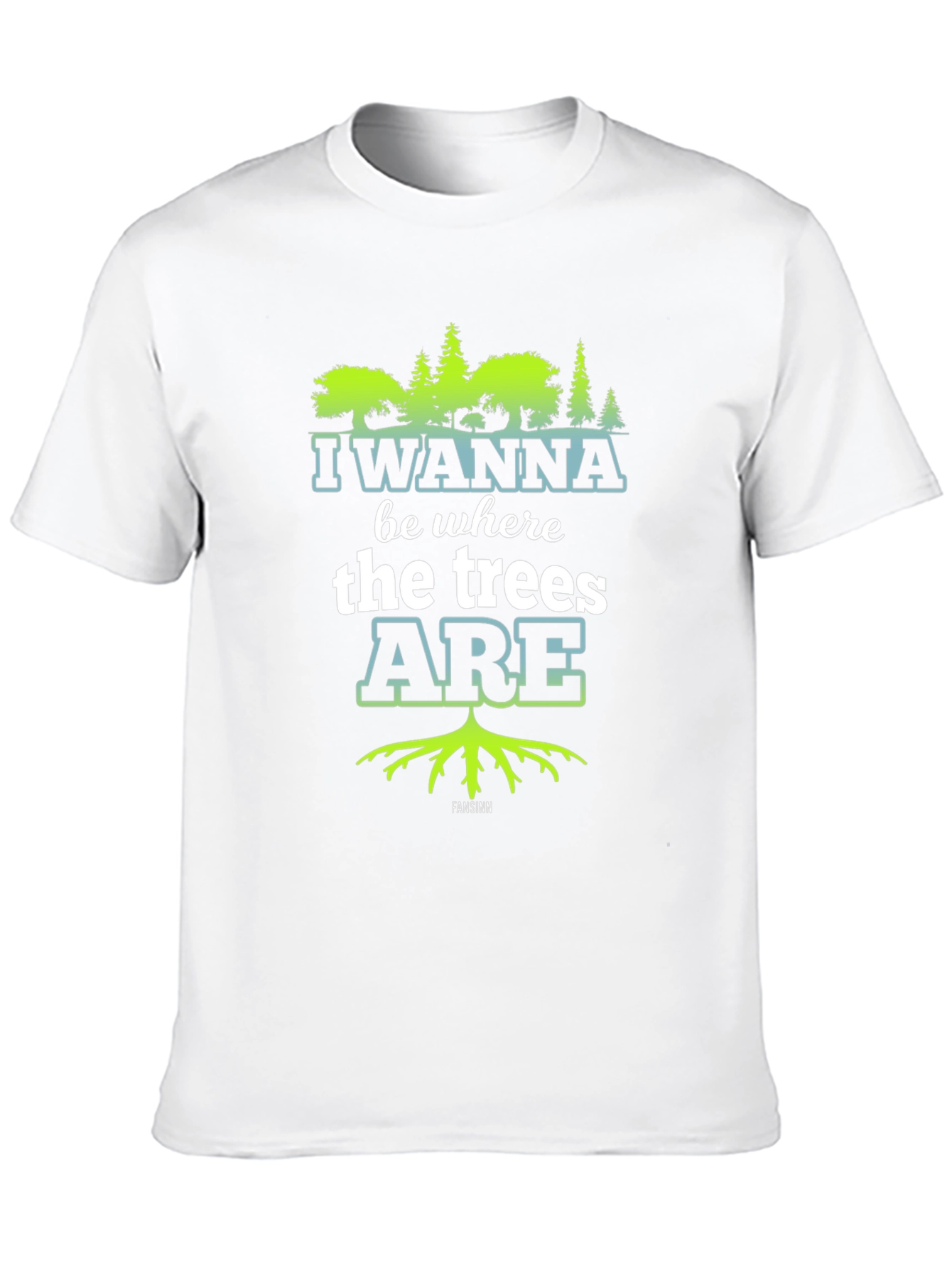 I Wanna Be Where the Trees Are Black Tee