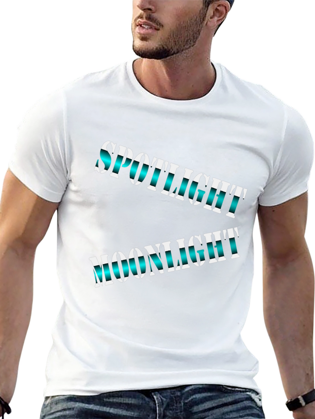 Spotlight Moonlight Graphic Tee