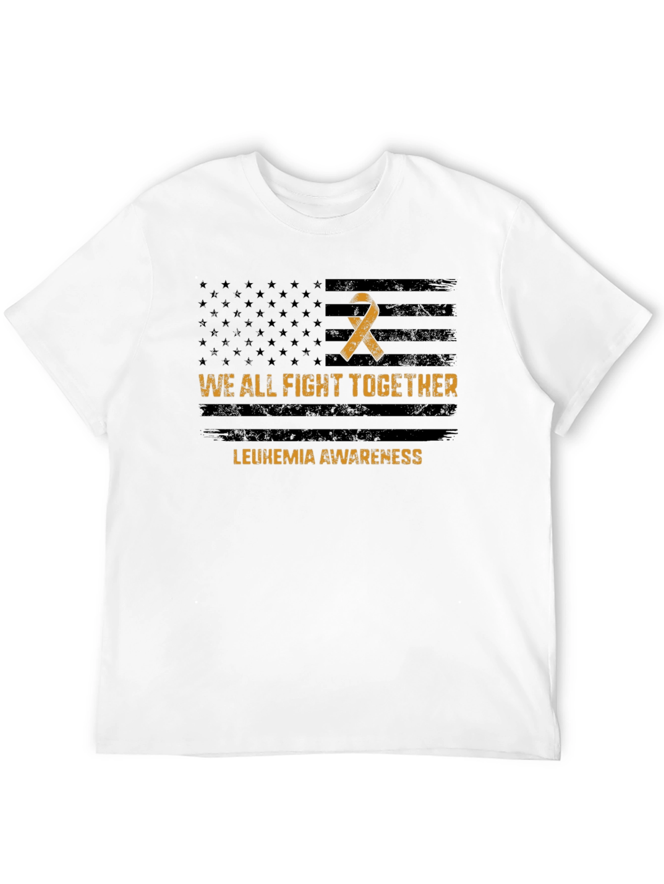 Leukemia Awareness T-Shirt - We All Fight Together Tee