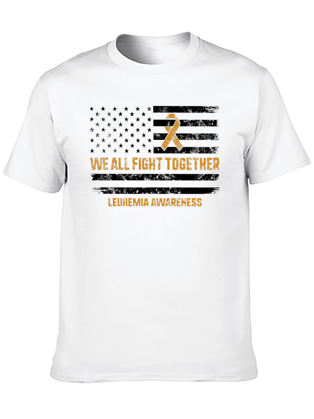 Leukemia Awareness T-Shirt - We All Fight Together Tee