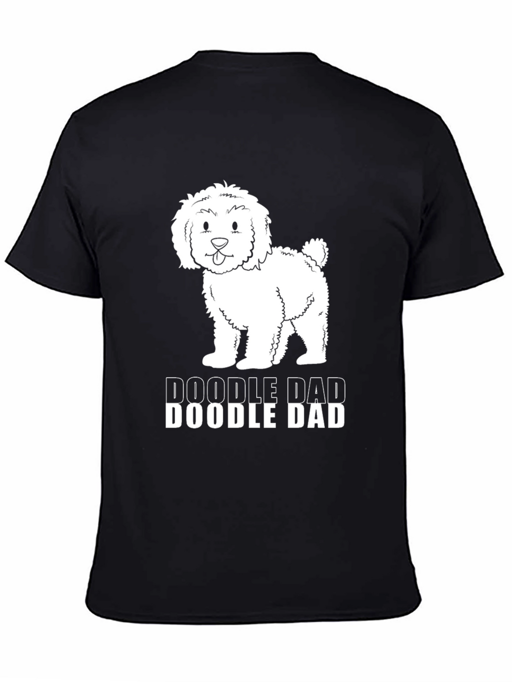 Doodle Dad Black T-Shirt