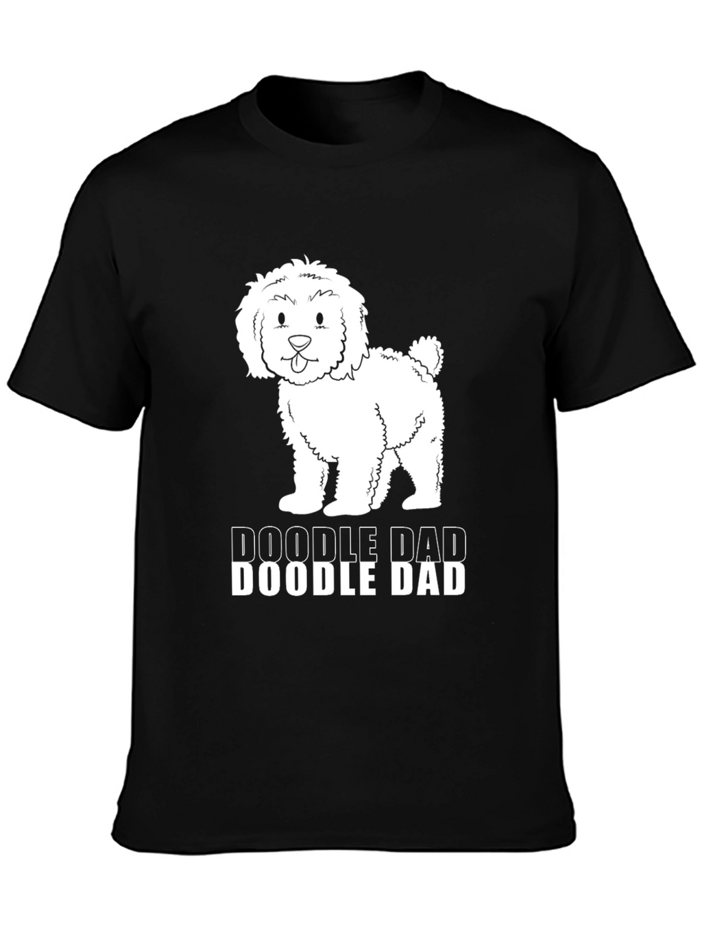 Doodle Dad Black T-Shirt