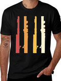Retro Flute Musician T-Shirt