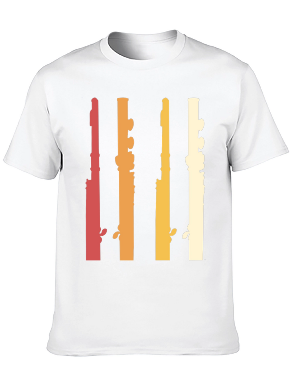 Retro Flute Musician T-Shirt