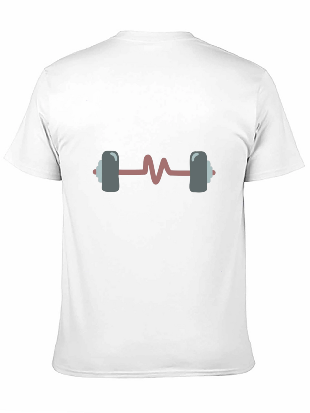 Heartbeat Barbell T-Shirt - Gym Life