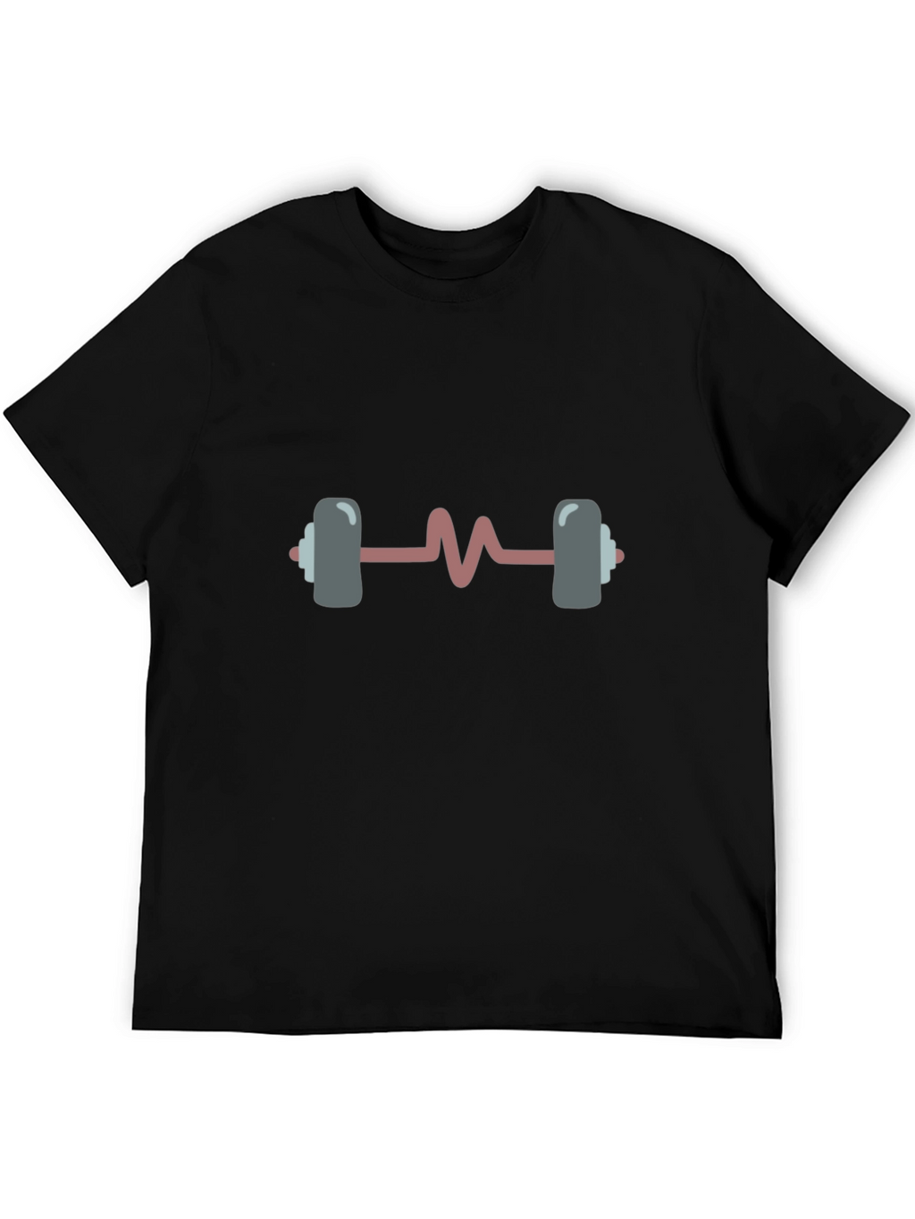 Heartbeat Barbell T-Shirt - Gym Life