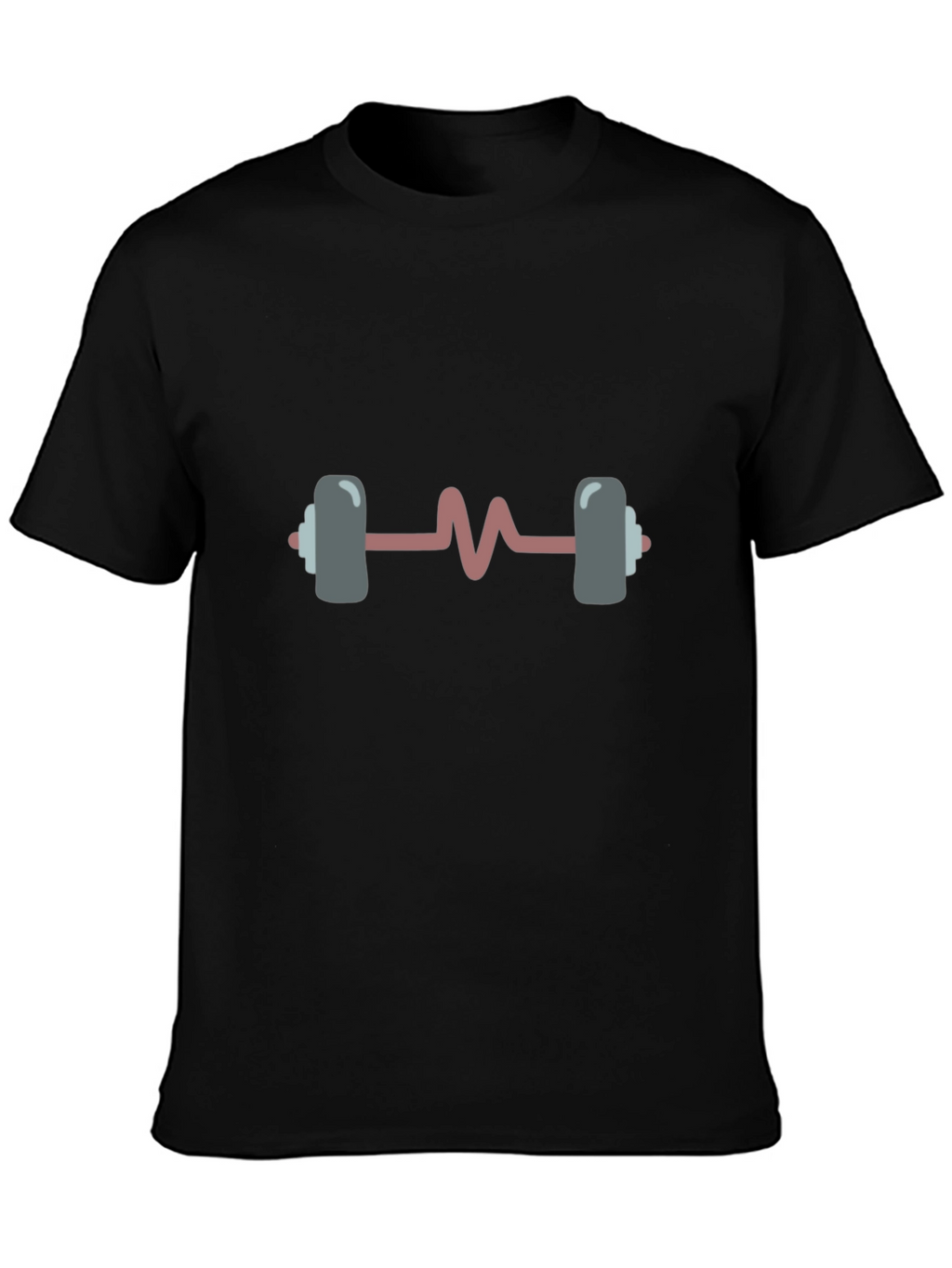 Heartbeat Barbell T-Shirt - Gym Life