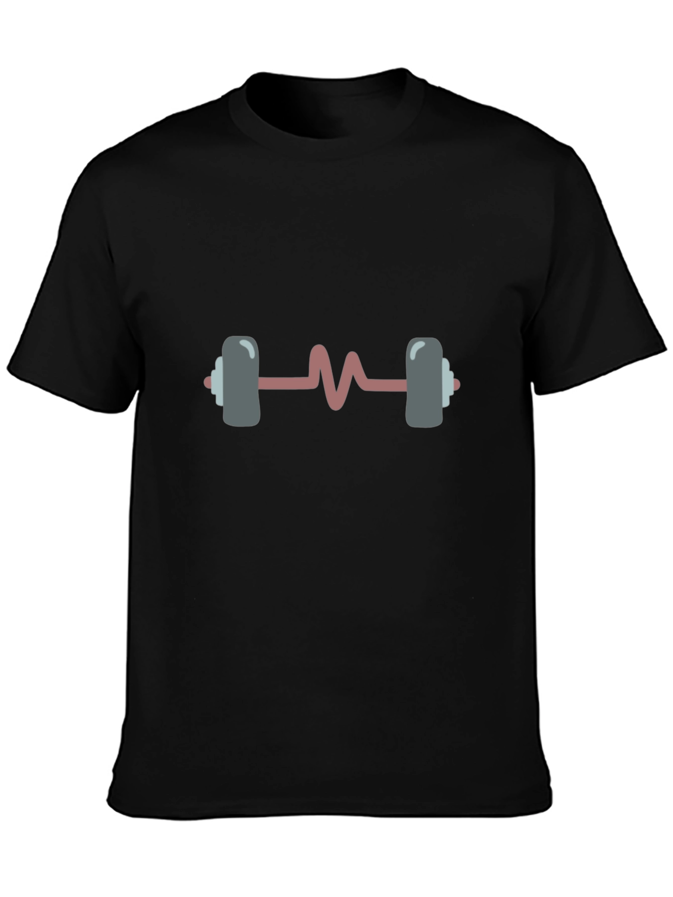 Heartbeat Barbell T-Shirt - Gym Life