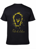 Mens Light the Darkness Graphic Tee