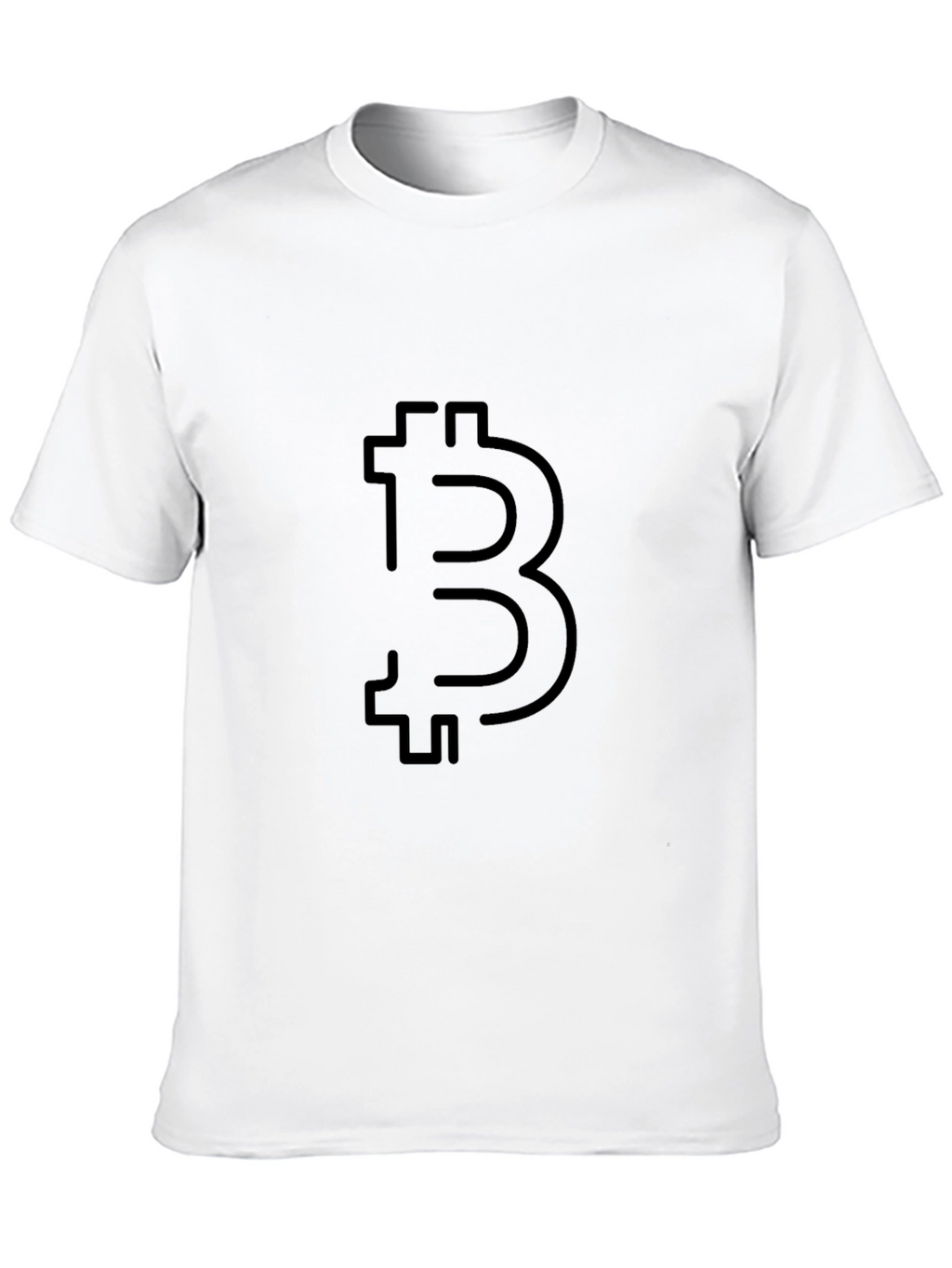 Bitcoin Logo Black T-Shirt Crypto Currency Tee