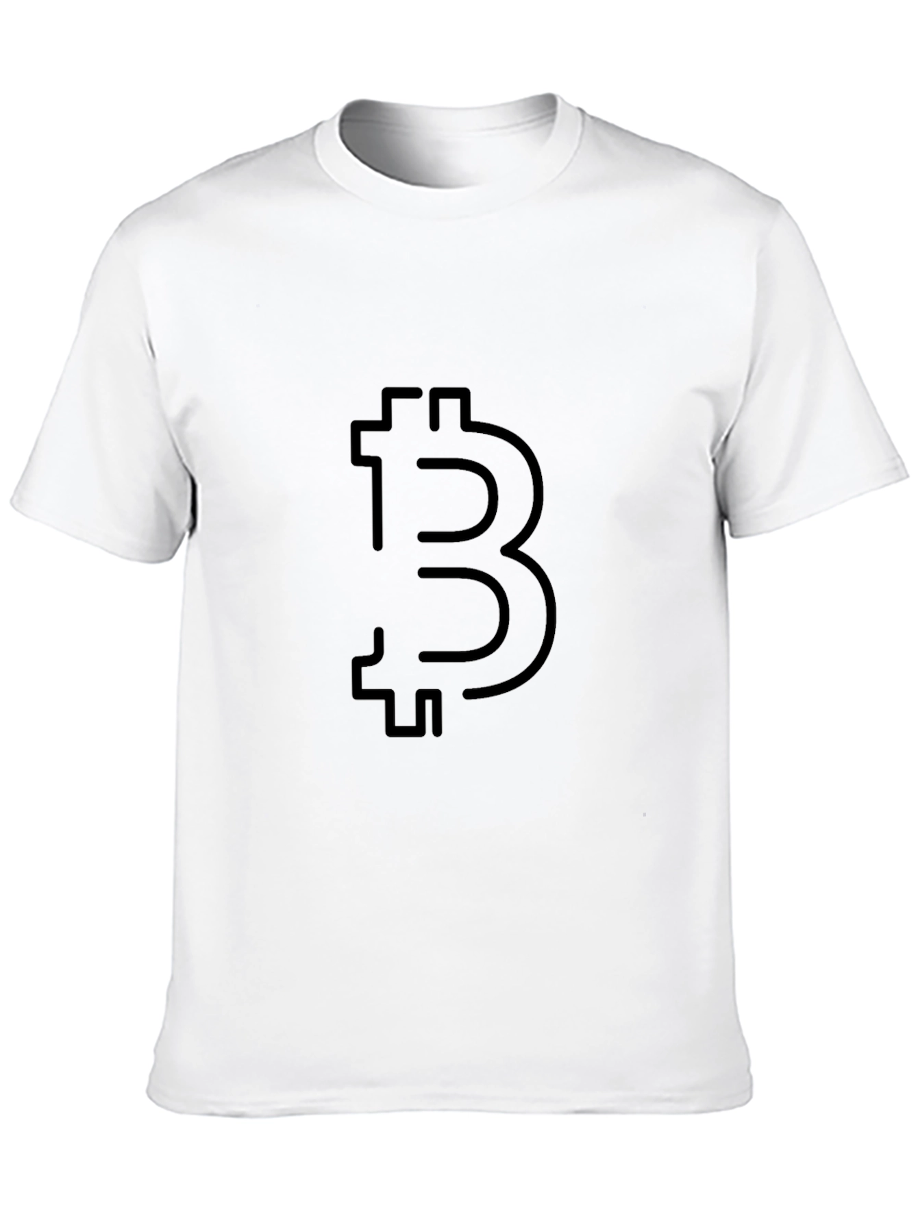 Bitcoin Logo Black T-Shirt Crypto Currency Tee