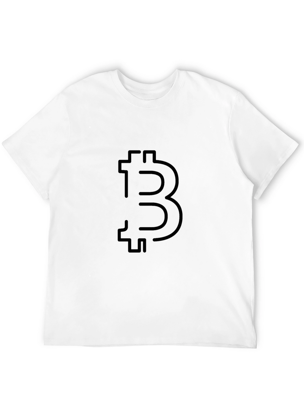 Bitcoin Logo Black T-Shirt Crypto Currency Tee