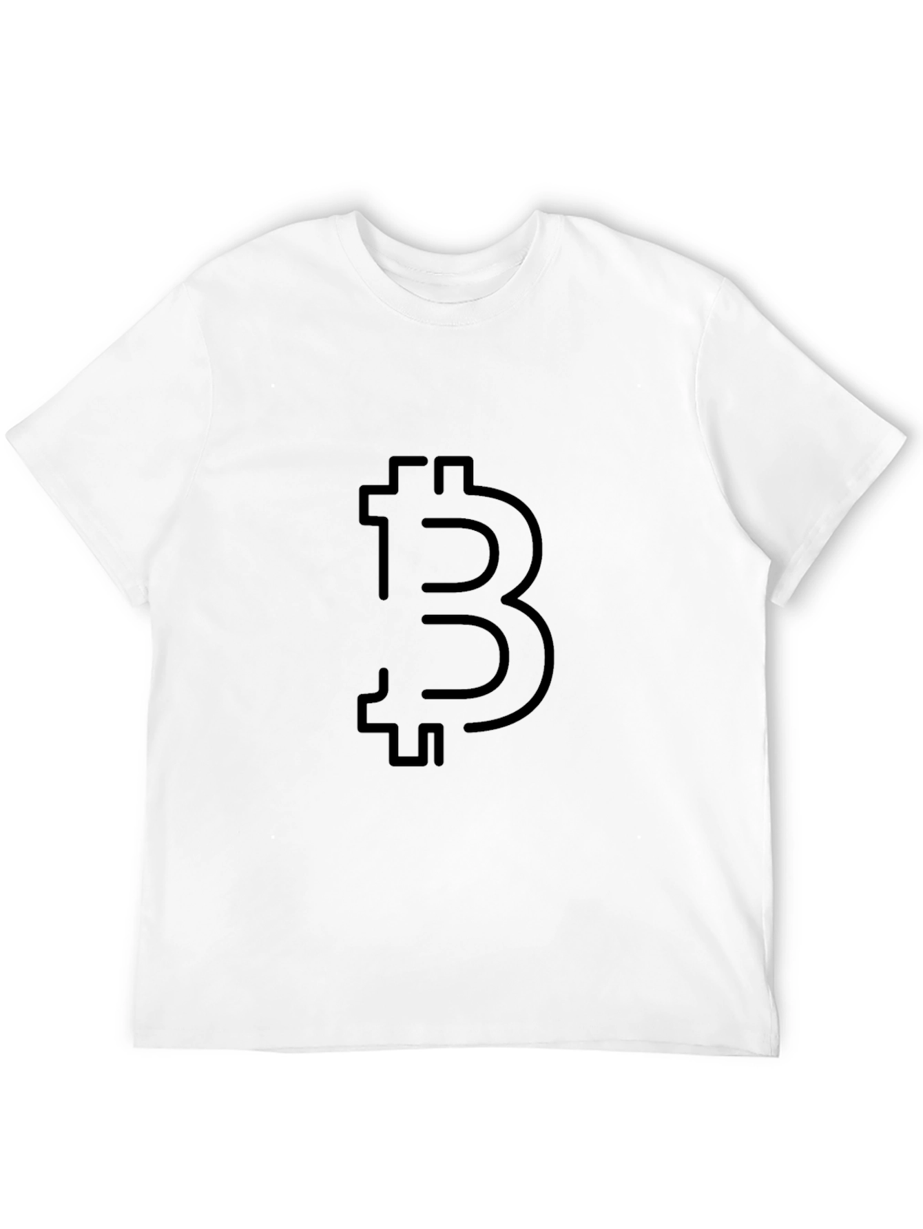 Bitcoin Logo Black T-Shirt Crypto Currency Tee