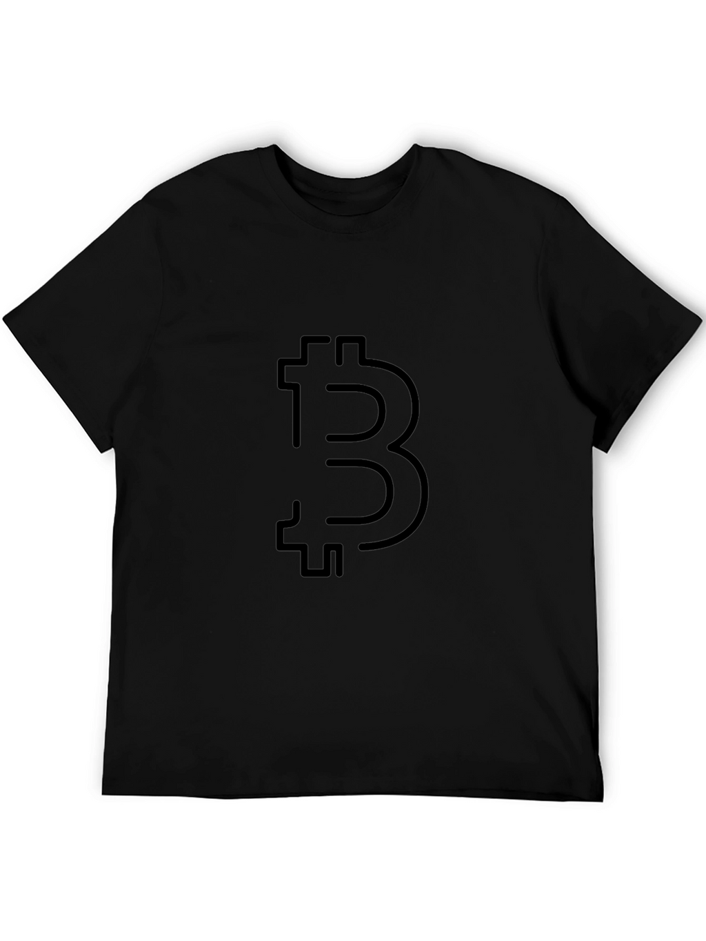 Bitcoin Logo Black T-Shirt Crypto Currency Tee