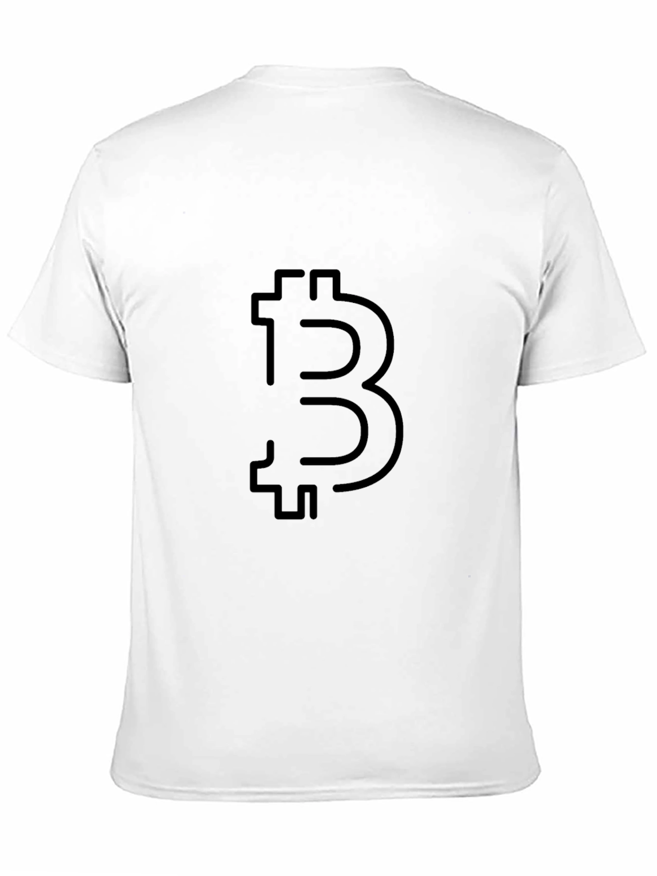 Bitcoin Logo Black T-Shirt Crypto Currency Tee