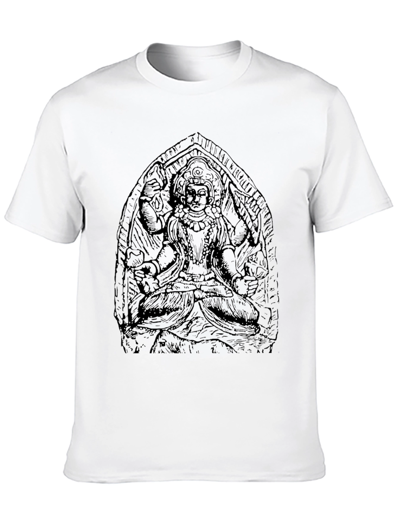 Graphic Print Tee - Artistic Design