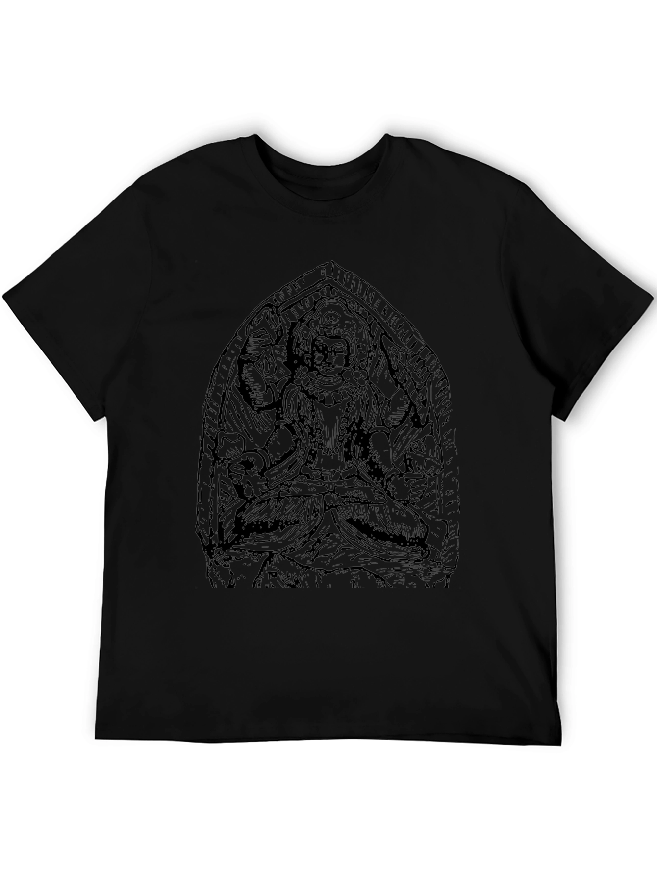 Graphic Print Tee - Artistic Design