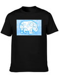 Bubble Hippo T-Shirt - Unique Design