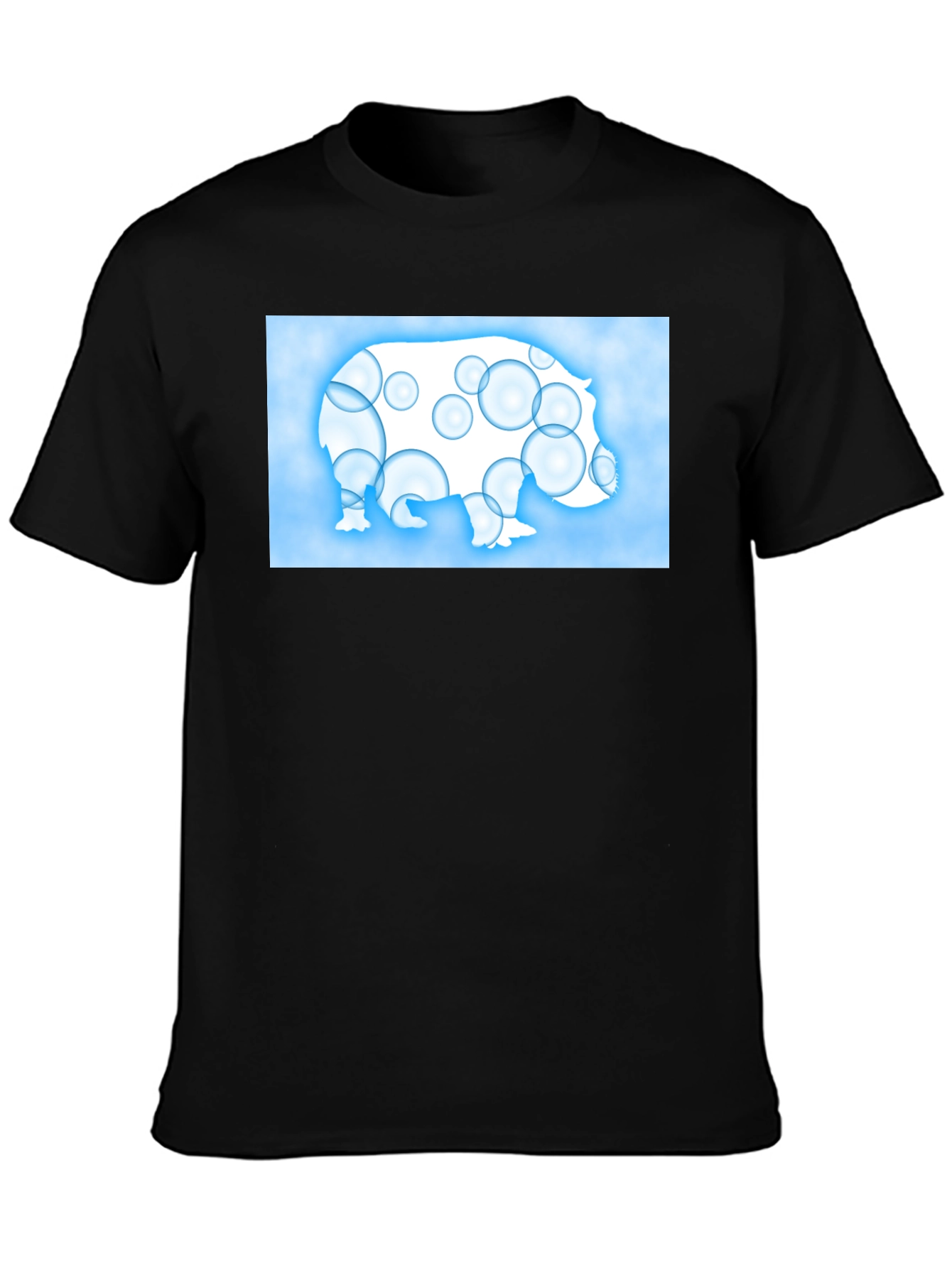 Bubble Hippo T-Shirt - Unique Design