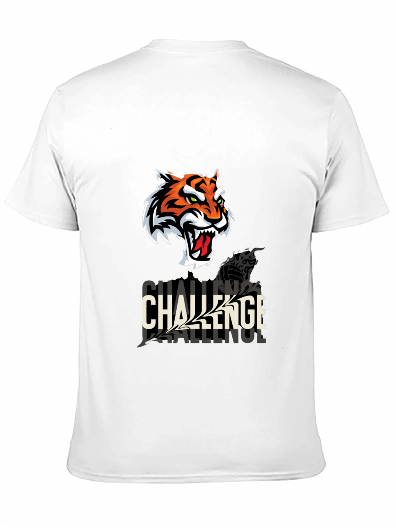 Challenge Tiger Graphic T-Shirt - Black
