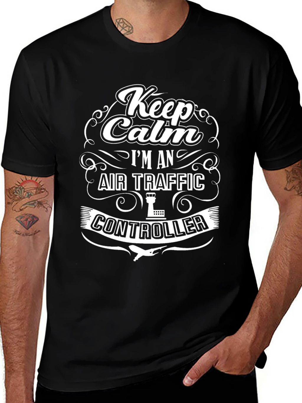 Keep Calm Air Traffic Controller T-Shirt