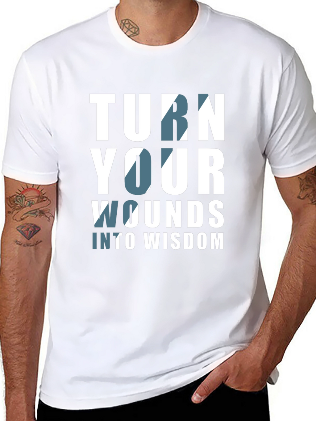 Turn Your Wounds Into Wisdom Graphic Tee