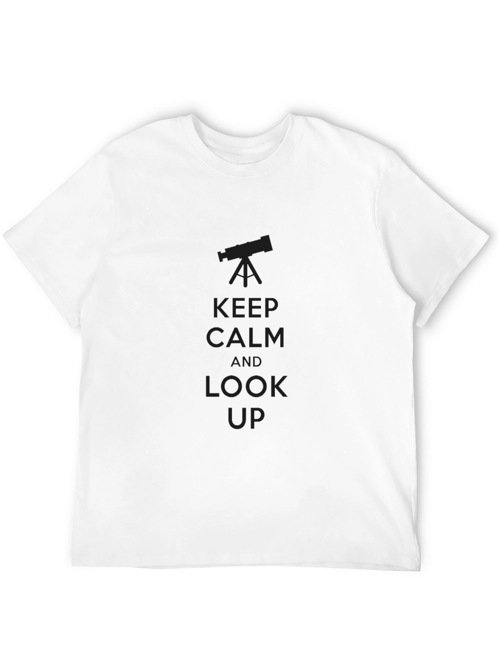 Keep Calm Telescope T-Shirt - Astronomy Lovers Gift