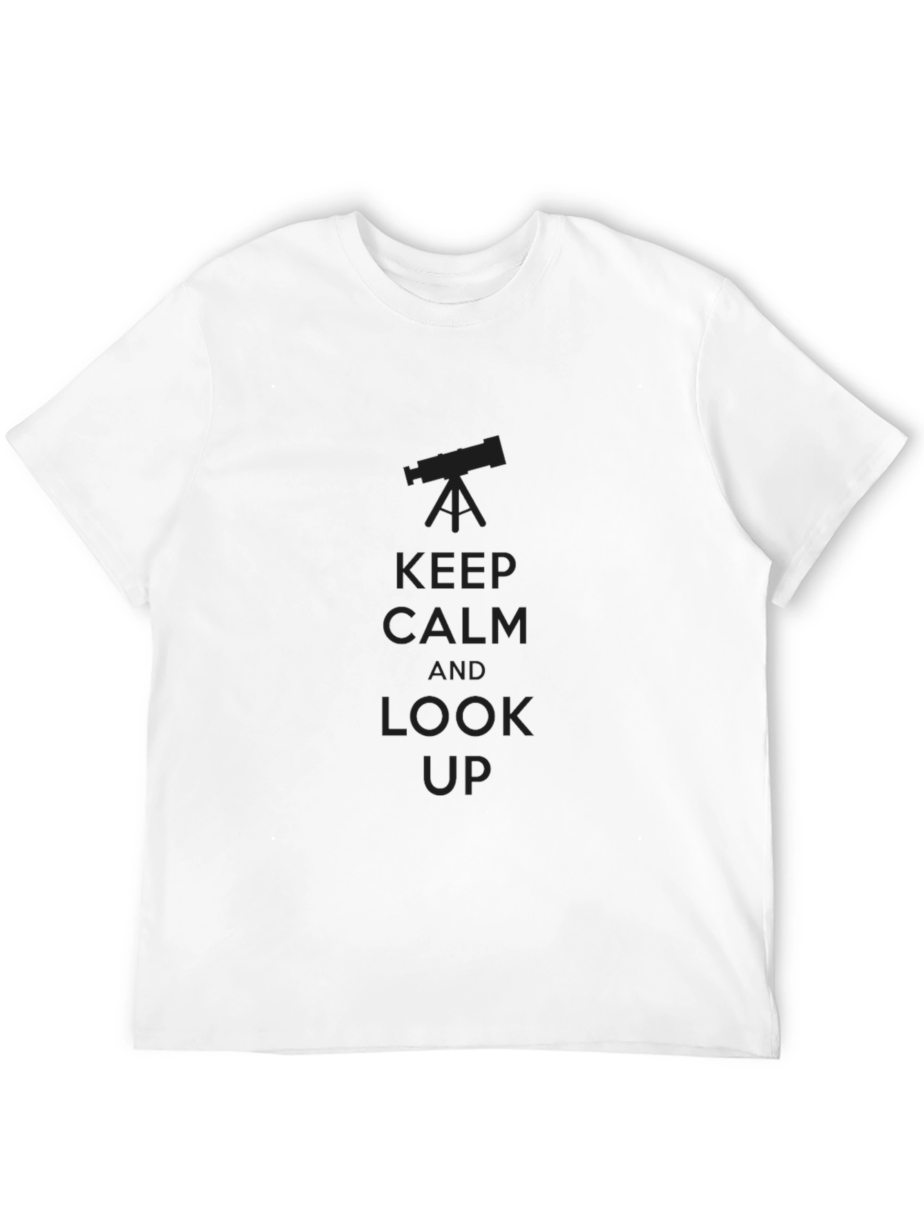 Keep Calm Telescope T-Shirt - Astronomy Lovers Gift