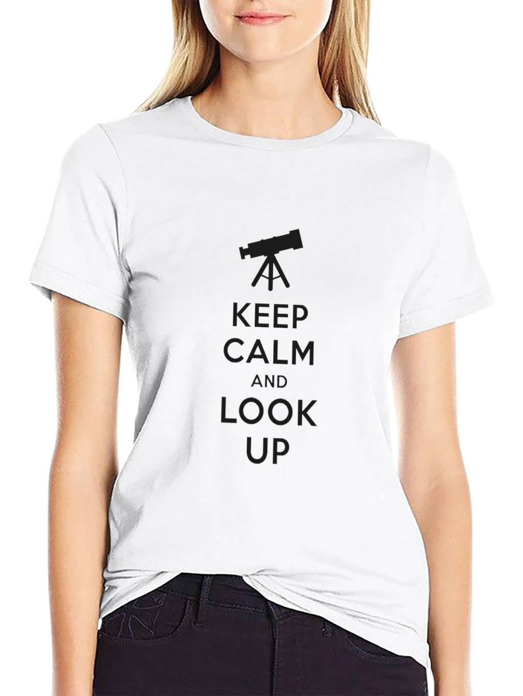 Keep Calm Telescope T-Shirt - Astronomy Lovers Gift