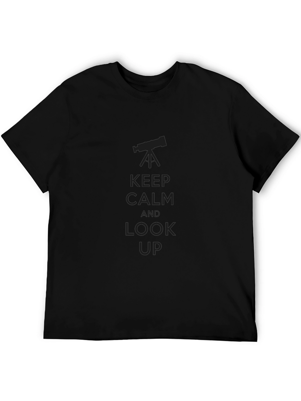 Keep Calm Telescope T-Shirt - Astronomy Lovers Gift