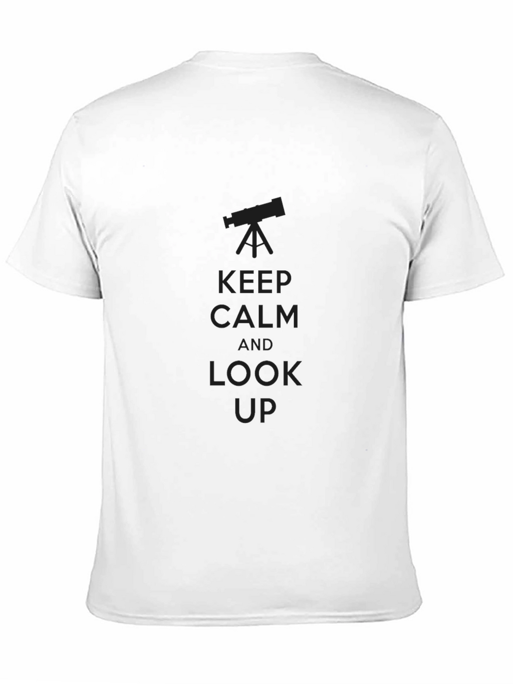 Keep Calm Telescope T-Shirt - Astronomy Lovers Gift