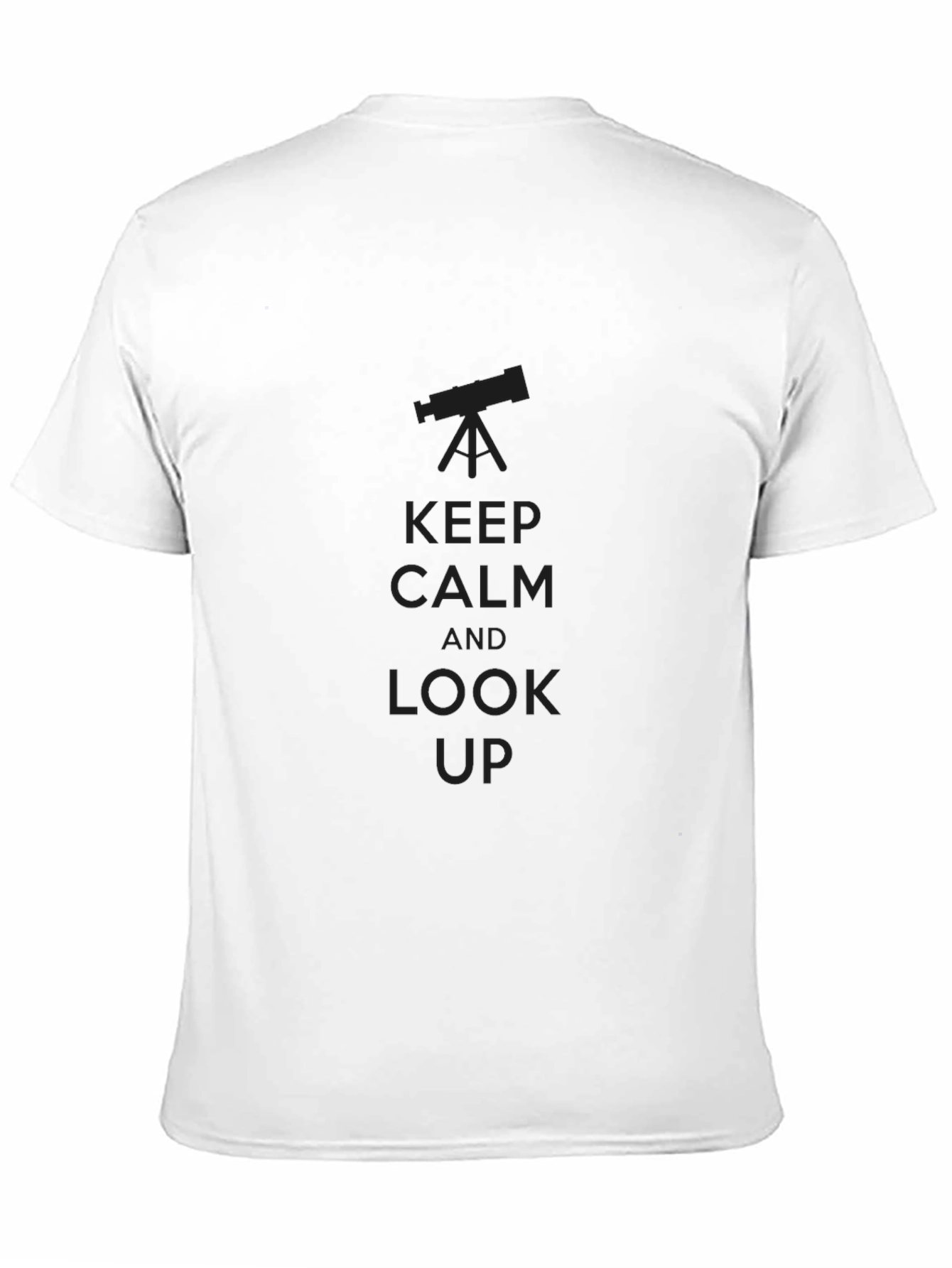 Keep Calm Telescope T-Shirt - Astronomy Lovers Gift