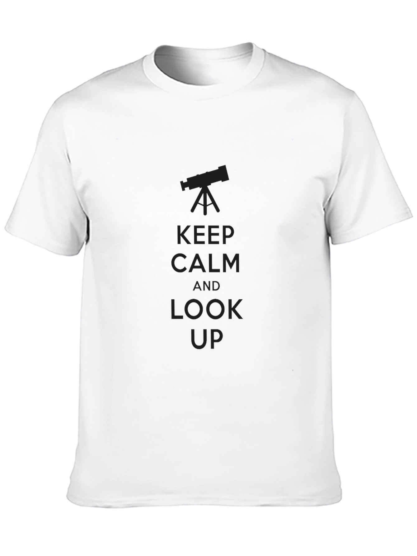 Keep Calm Telescope T-Shirt - Astronomy Lovers Gift