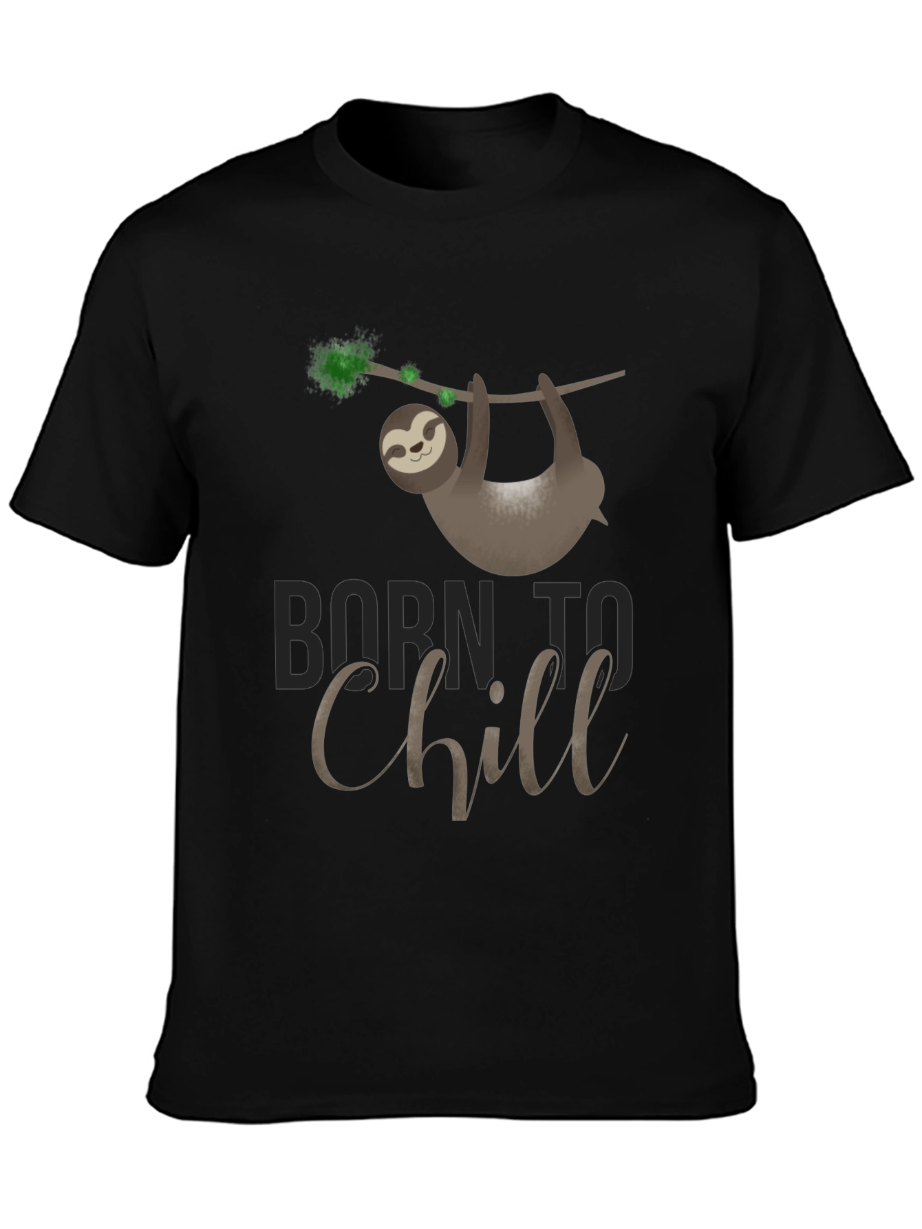 Born to Chill Sloth Graphic Tee - Relaxed Fit