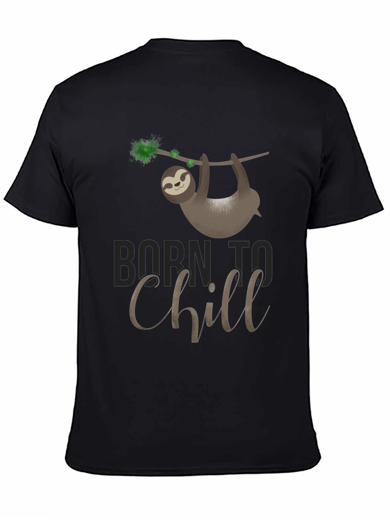 Born to Chill Sloth Graphic Tee - Relaxed Fit