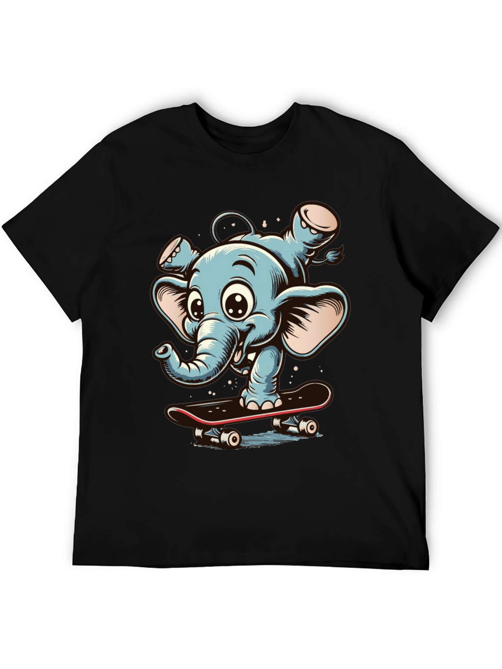 Elephant Skateboard Graphic Tee