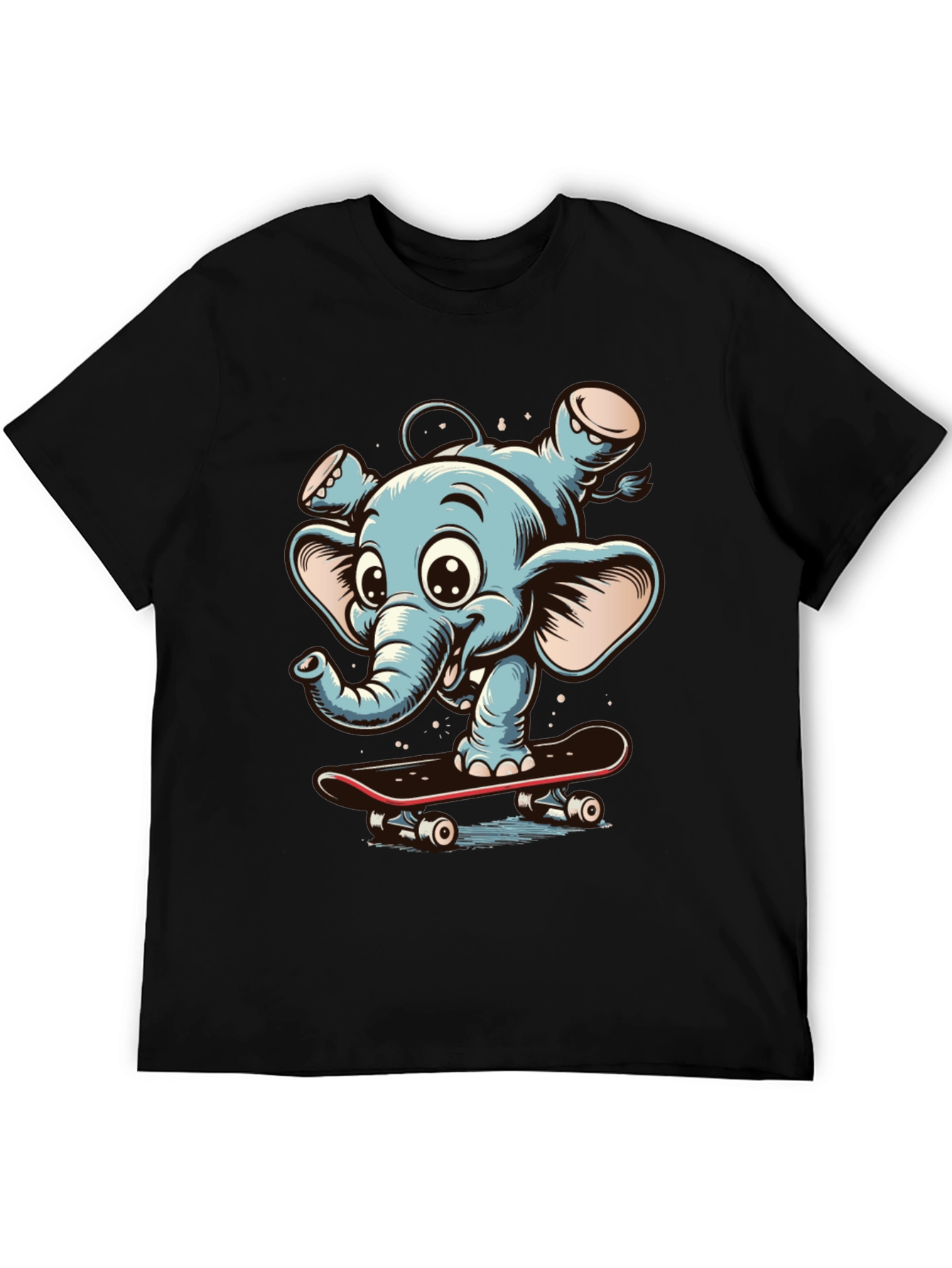 Elephant Skateboard Graphic Tee