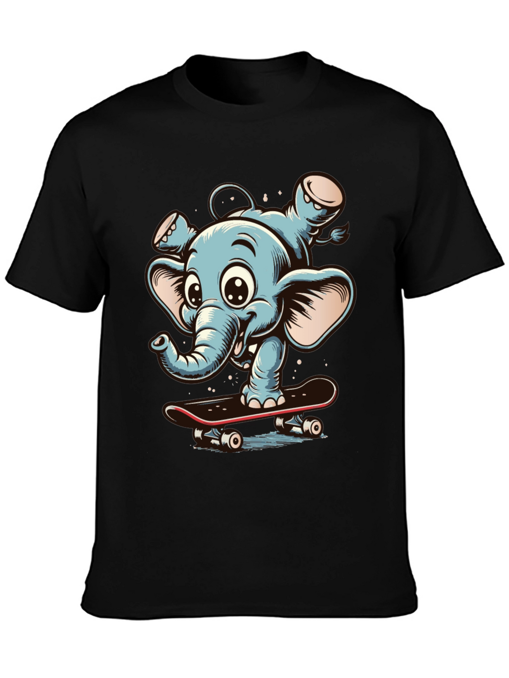 Elephant Skateboard Graphic Tee