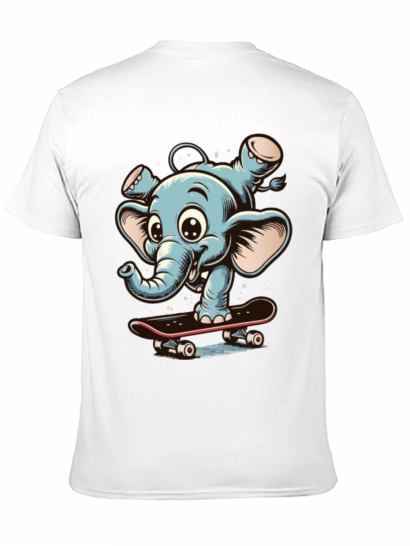 Elephant Skateboard Graphic Tee