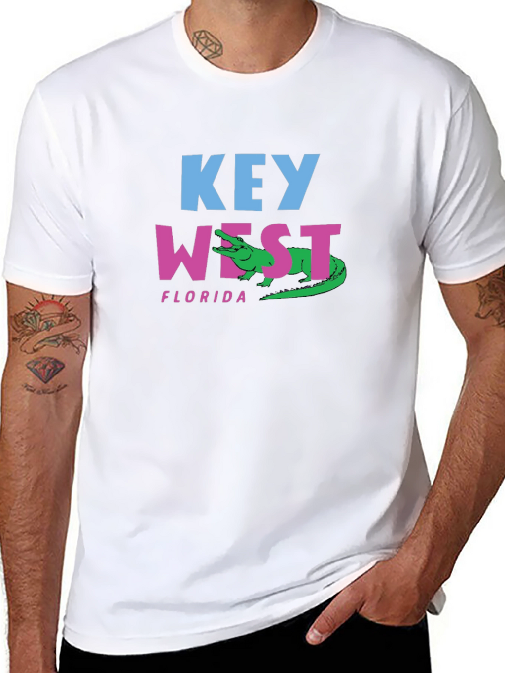 Key West Florida Alligator Graphic Tee