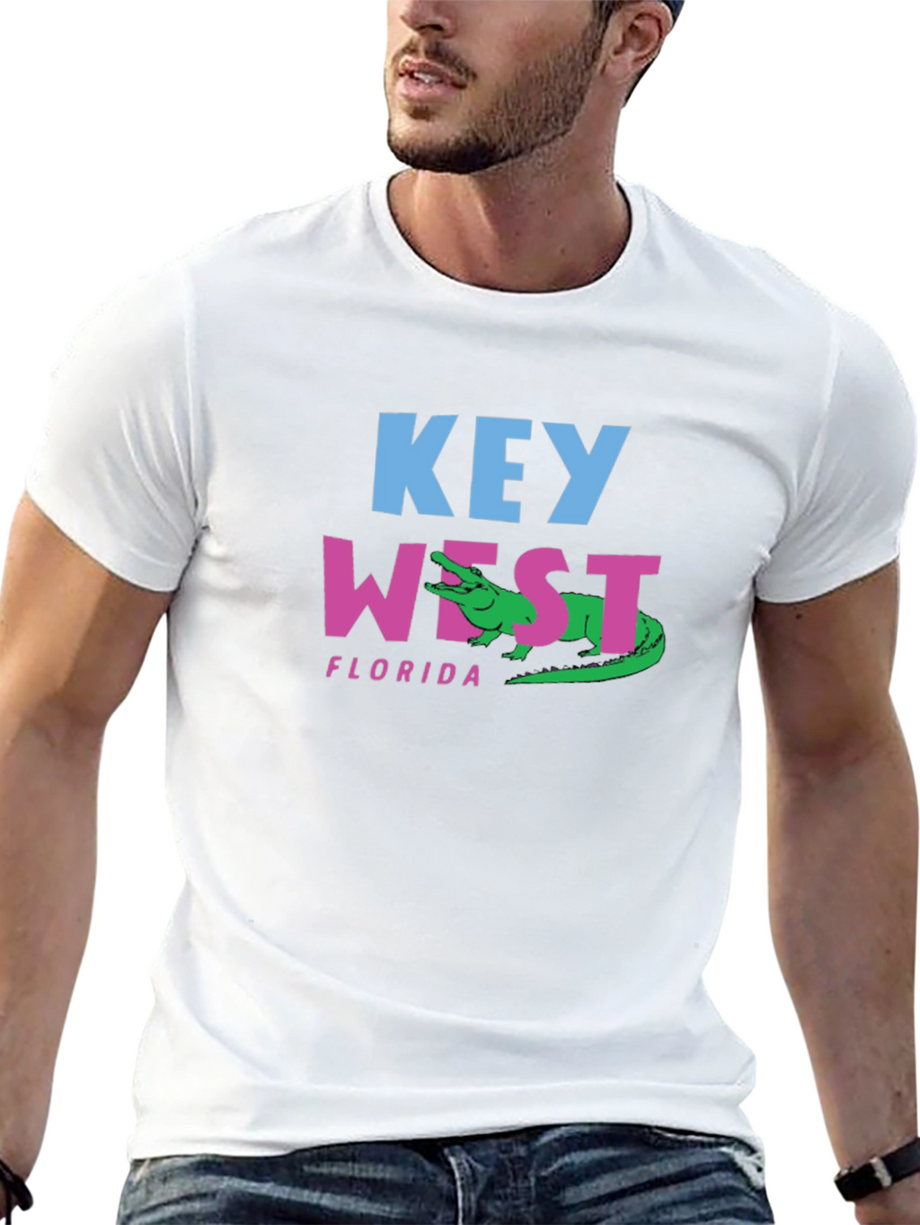 Key West Florida Alligator Graphic Tee