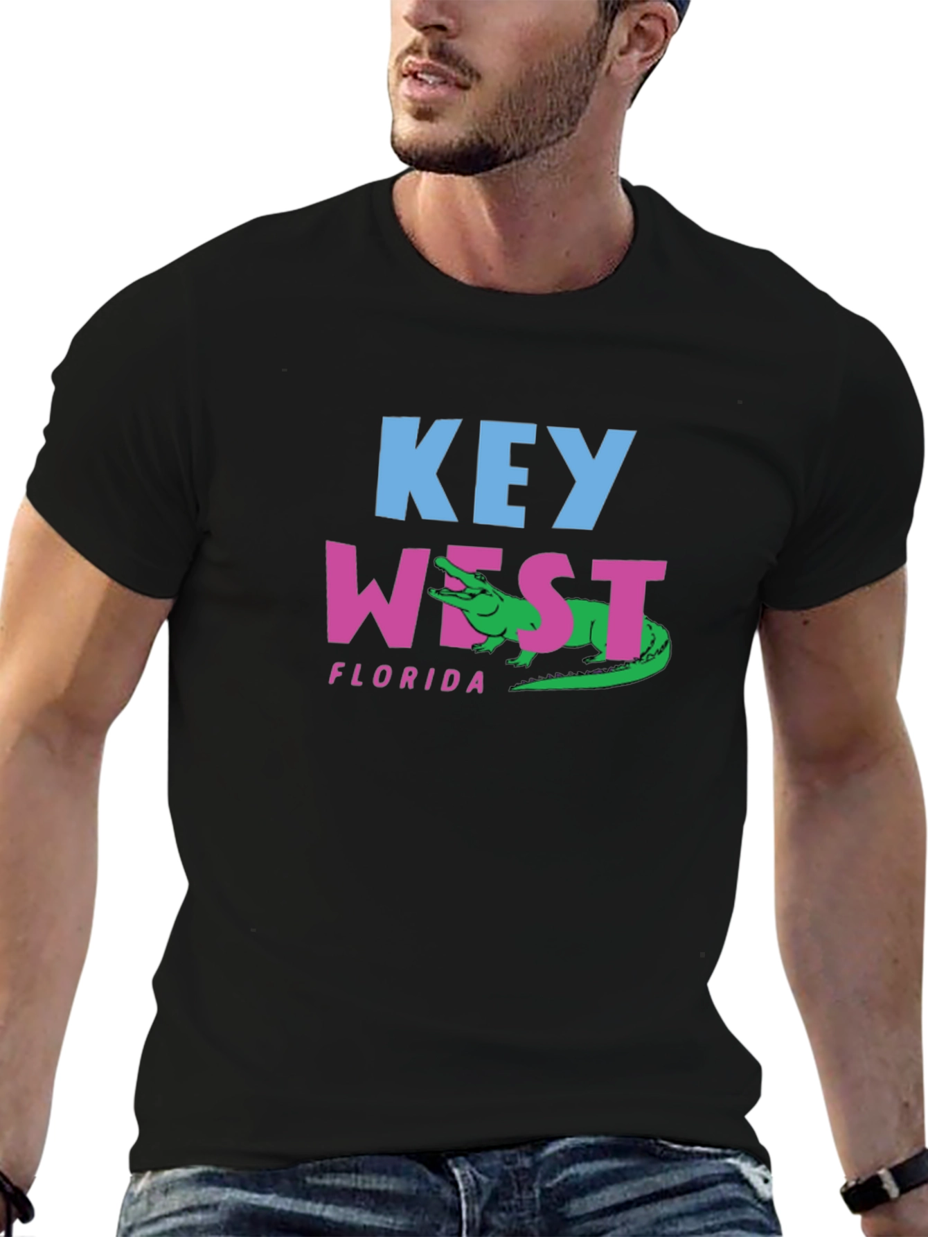 Key West Florida Alligator Graphic Tee
